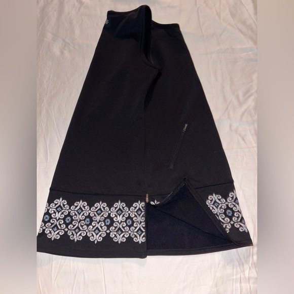 Athleta Black Dress with White Embroidery - Picture 5 of 8